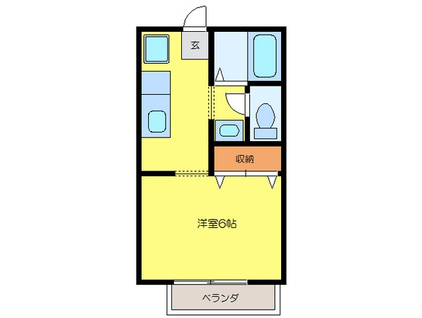 ハイツパインケープの物件間取画像